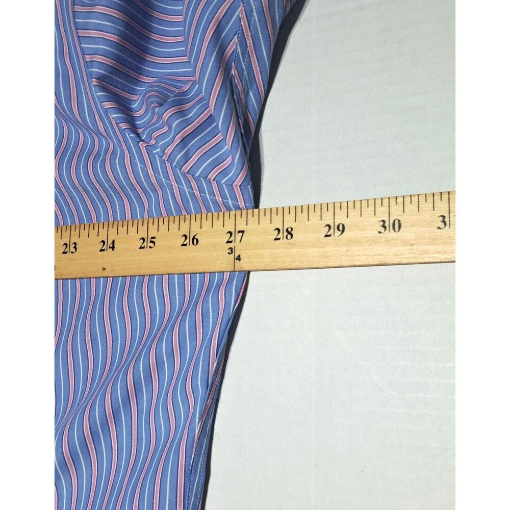 Vintage Ralph Lauren Shirt Mens 17 extra Large  Stripe Preppy Long Sleeve NWOT - Picture 6 of 8